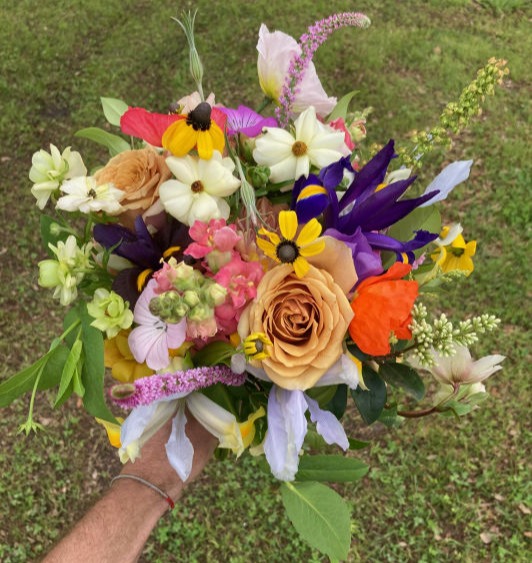 K's wedding bouquet